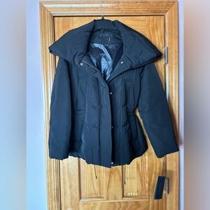 NWT Donna Karan NY Women’s Puffer Jacket Black Small